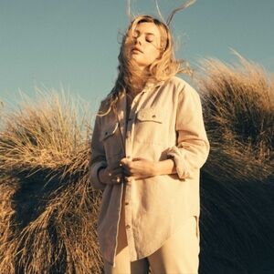 Billabong So Stoked Corduroy Shacket in Antique Ivory Cream Size Med